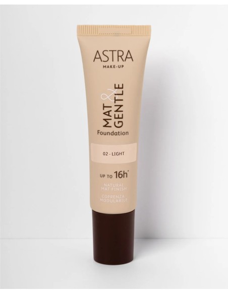Astra Mat&gentle Foundation - Fondotinta Opaco Naturale - 02 Light